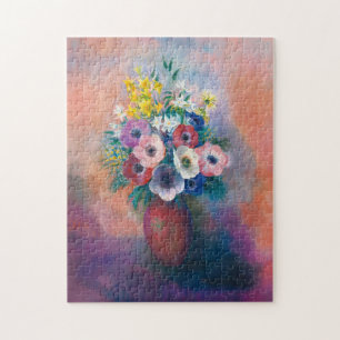 Vase D’anémones   Odilon Redon Legpuzzel