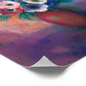 Vase D’anémones | Odilon Redon Poster (Hoek)