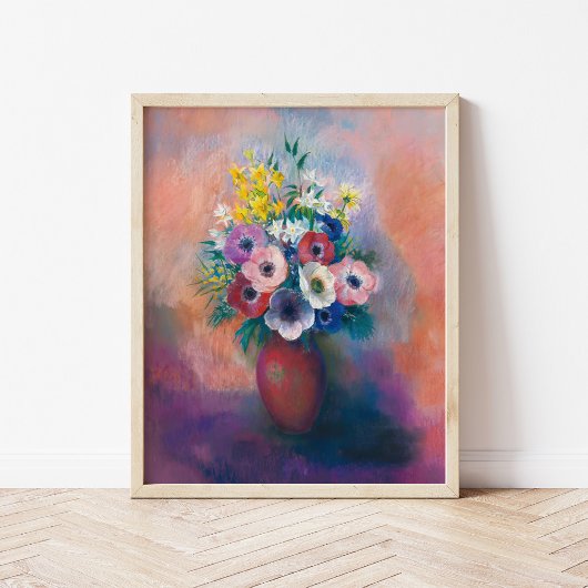 Vase D’anémones | Odilon Redon Poster