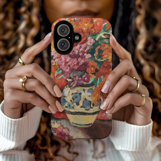 Vase de Fleurs à la Draperie Rouge | Louis Valtat Case-Mate iPhone Case