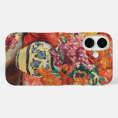 Vase de Fleurs à la Draperie Rouge | Louis Valtat Case-Mate iPhone Case (Achterkant (horizontaal))