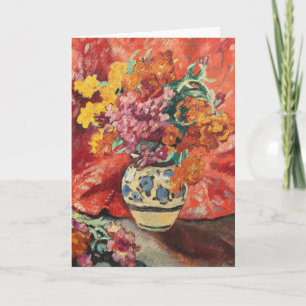 Vase de Fleurs à la Draperie Rouge   Louis Valtat Kaart