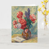 Vase de Fleurs | Maximilien Luce Kaart (Gele Bloem)