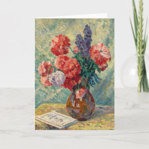 Vase de Fleurs   Maximilien Luce Kaart