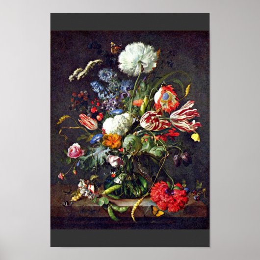 Vase door heem Jan Davidsz de (beste kwaliteit) Poster (Voorkant)