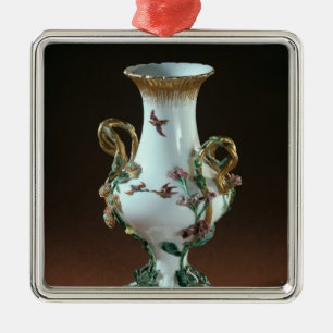 Vase Duplessis' met gouddecoratie Metalen Ornament