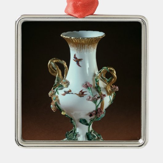 Vase Duplessis' met gouddecoratie Metalen Ornament (Voorkant)