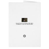 Vase Flowers by a Window, Balthasar van der Ast (Achterkant)