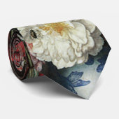 Vase Flowers by a Window, Balthasar van der Ast Stropdas (Opgerold)