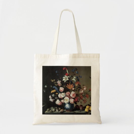 Vase Flowers by a Window, Balthasar van der Ast Tote Bag (Voorkant)