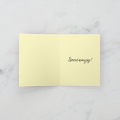 Vase Full of Beautiful Daffodils Kaart (Binnen)