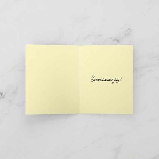 Vase Full of Beautiful Daffodils Kaart (Binnen)