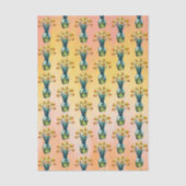 Vase Full of Beautiful Daffodils Tissuepapier (Voorkant)