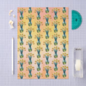 Vase Full of Beautiful Daffodils Tissuepapier (Craft)