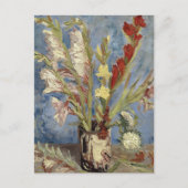 Vase Gladioli Asters Vincent van Gogh Briefkaart (Voorkant)