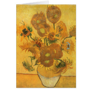Vase met 15 zonnebloemen door Vincent van Gogh