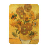Vase met 15 zonnebloemen door Vincent van Gogh Magneet (Verticaal)
