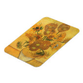 Vase met 15 zonnebloemen door Vincent van Gogh Magneet (Linkerzijde)