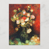 Vase met Asters en Phlox Van Gogh Fine Art Briefkaart (Voorkant)