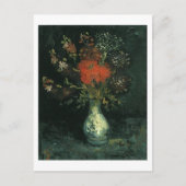 Vase met bloemen, Van Gogh Fine Art Briefkaart (Voorkant)