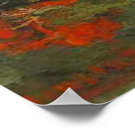 Vase met Carnaties Vincent van Gogh Poster (Hoek)