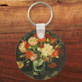 Vase met Carnaties Vincent van Gogh Sleutelhanger (Voorkant)