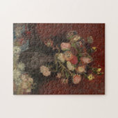 Vase met Chinese Asters en Gladioli door Van Gogh Legpuzzel (Horizontaal)
