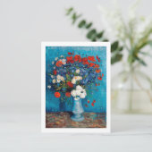 Vase met Cornbloemen en papavers, Van Gogh Briefkaart (Staand voorkant)