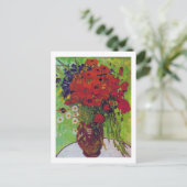 Vase met Cornbloemen en papavers, Van Gogh Briefkaart (Staand voorkant)