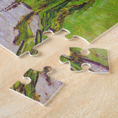 Vase met Cornbloemen en papavers, Van Gogh Legpuzzel (Zijkant)