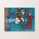 Vase met Cornbloemen en papavers, Van Gogh Legpuzzel (Horizontaal)