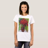 Vase met Cornbloemen en papavers, Van Gogh T-shirt (Voorkant volledig)