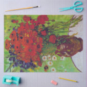 Vase met Cornbloemen en papavers, Van Gogh Tissuepapier (Craft)