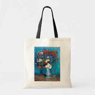Vase met Cornbloemen en papavers, Van Gogh Tote Bag
