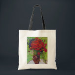 Vase met Cornbloemen en papavers, Van Gogh Tote Bag<br><div class="desc">Vincent Willem van Gogh (30 maart 1853 - 29 juli 1890) was een Nederlandse postimpressionist schilder die een van de beroemdste en invloedrijkste figuren in de geschiedenis van de Westerne kunst is. In iets meer dan 10 jaar creëerde hij ongeveer 2.100 kunstwerken, waaronder ongeveer 860 olieschilderijen, waarvan het grootste deel...</div>