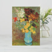 Vase met Daisies en Anemones door Vincent van Gogh (Staand voorkant)