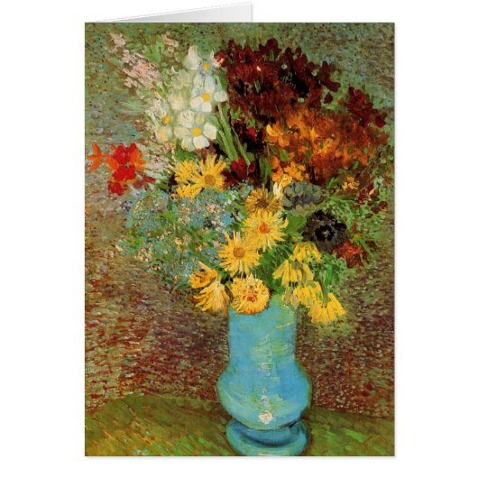 Vase met Daisies en Anemones door Vincent van Gogh (Voorkant)