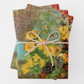 Vase met Daisies en Anemones door Vincent van Gogh Inpakpapier Vel (In situ)