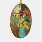 Vase met Daisies en Anemones door Vincent van Gogh Keramisch Ornament (Links)