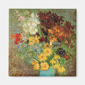 Vase met Daisies en Anemones door Vincent van Gogh Magneet (Voorkant)