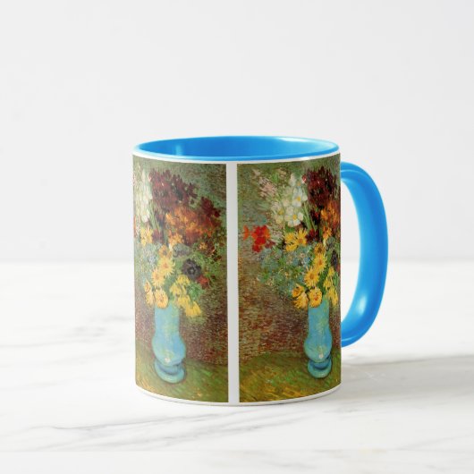Vase met Daisies en Anemones door Vincent van Gogh Mok (Voorkant rechts)