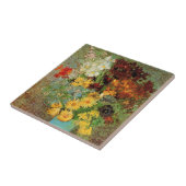 Vase met Daisies en Anemones door Vincent van Gogh Tegeltje (Zijkant)