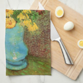 Vase met Daisies en Anemones door Vincent van Gogh Theedoek (Quarter Fold)