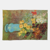 Vase met Daisies en Anemones door Vincent van Gogh Theedoek (Horizontaal)