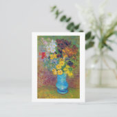 Vase met Daisies en Anemones, Van Gogh Briefkaart (Staand voorkant)