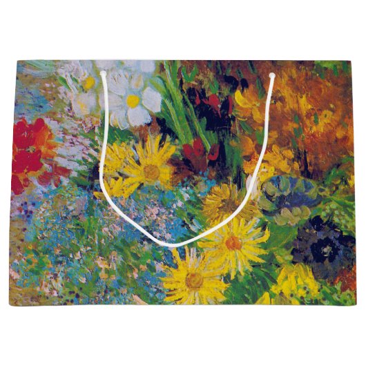 Vase met Daisies en Anemones, Van Gogh Large Gif Groot Cadeauzakje (Voorkant)