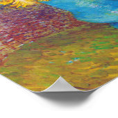 Vase met Daisies en Anemones, Van Gogh Poster (Hoek)