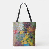 Vase met Daisies en Anemones, Van Gogh Tote Bag (Achterkant)