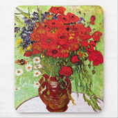 Vase met Daisies en Poppies, Van Gogh Muismat (Voorkant)