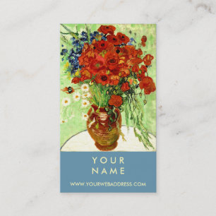 Vase met Daisies en Poppies van Van Gogh Visitekaartje
